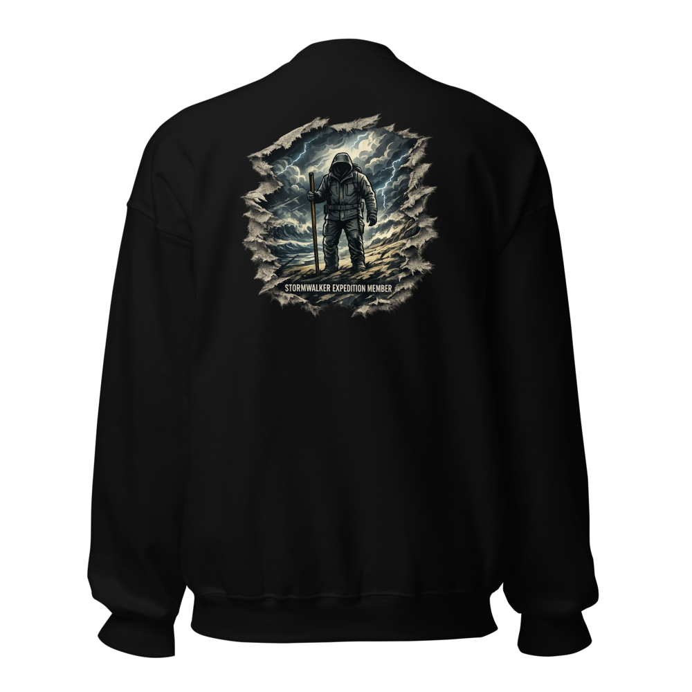 Stormwalker Outpost — Outpost Medallion Crewneck — Back (Black)