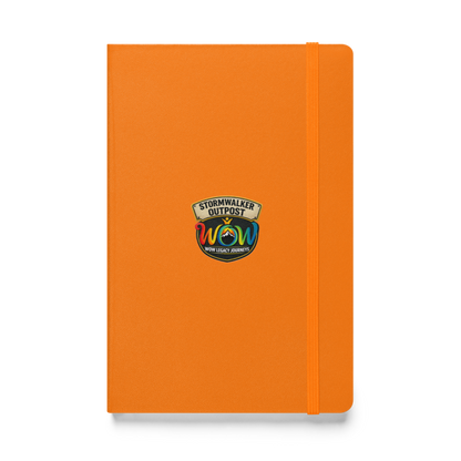 Stormwalker Outpost WOW logo Hardcover Notebook