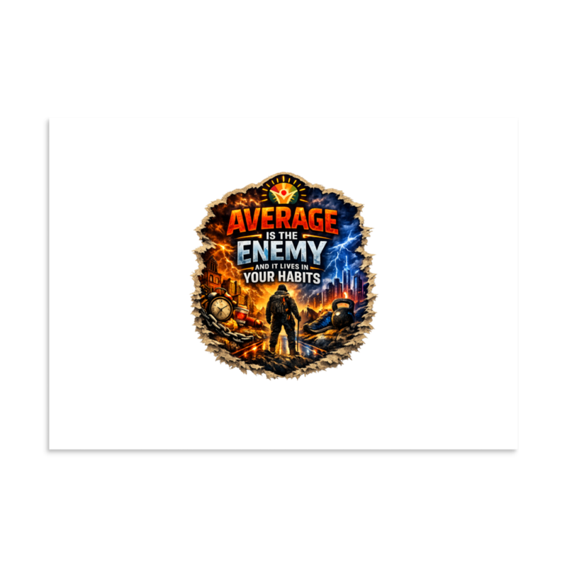 WOW AverageIsTheEnemy habits Matte Poster