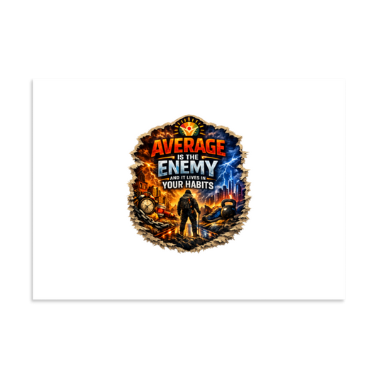 WOW AverageIsTheEnemy habits Matte Poster