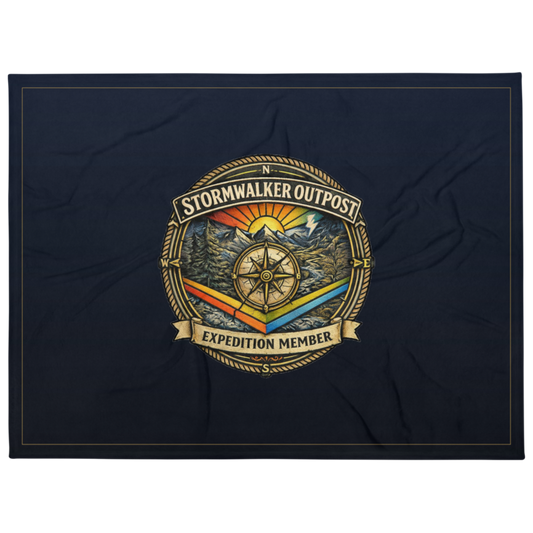 Stormwalker Outpost | Stormwalker Outpost medallion | Throw Blanket