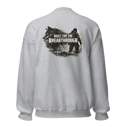 Stormwalker Outpost — Outpost Badge Crewneck — Back (Sport Grey)