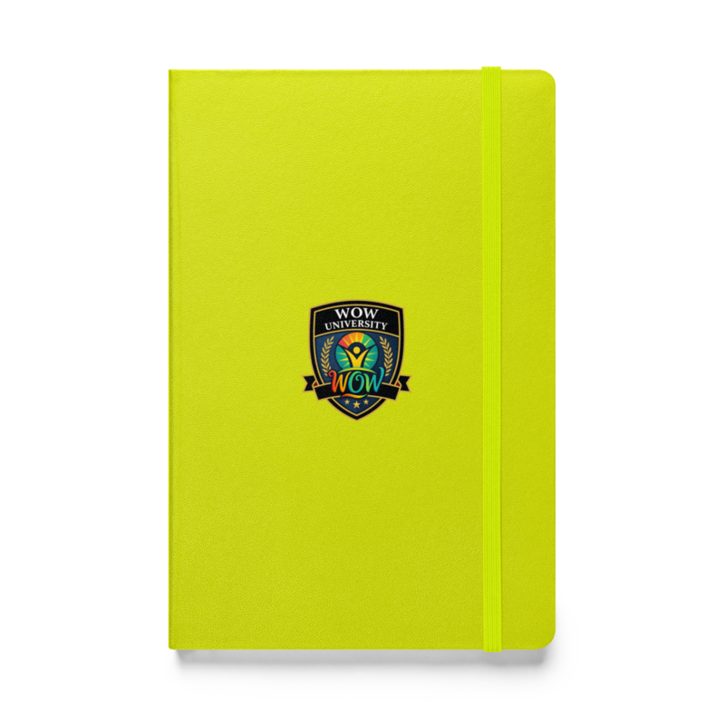 WOWU Core badge Hardcover Notebook