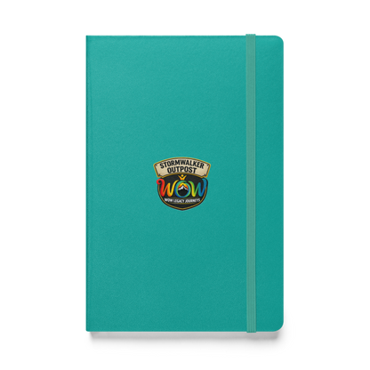 Stormwalker Outpost WOW logo Hardcover Notebook