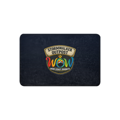 Stormwalker Outpost | Stormwalker Outpost WOW logo | Sublimated Sherpa Blanket
