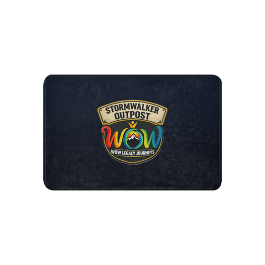 Stormwalker Outpost | Stormwalker Outpost WOW logo | Sublimated Sherpa Blanket