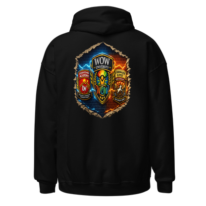 Learn To Win Academy — Train Your Mind Hoodie — Back (Black)