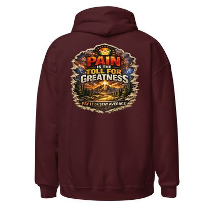 WOW University — Departments & Degrees Hoodie — Back (Maroon)