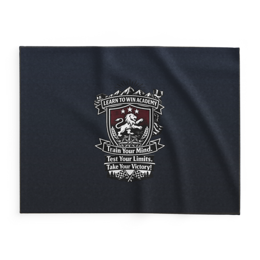 Learn To Win Academy | LTW TrainYourMind badge | Lightweight Summer Blanket