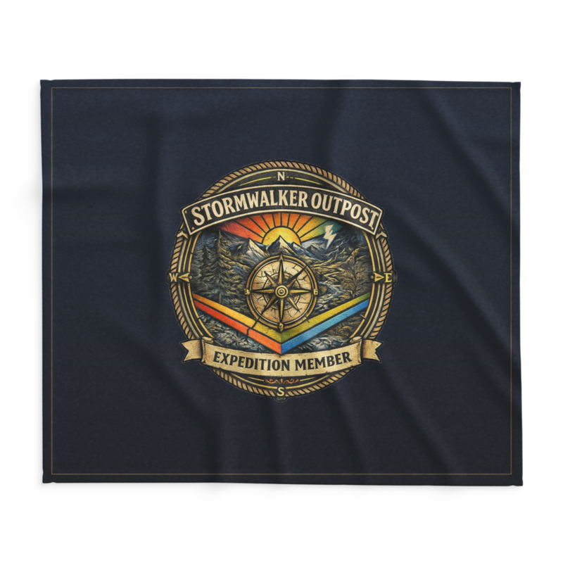 Stormwalker Outpost | Stormwalker Outpost medallion | Lightweight Summer Blanket