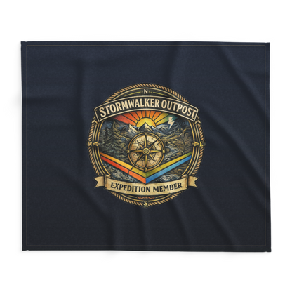 Stormwalker Outpost | Stormwalker Outpost medallion | Lightweight Summer Blanket