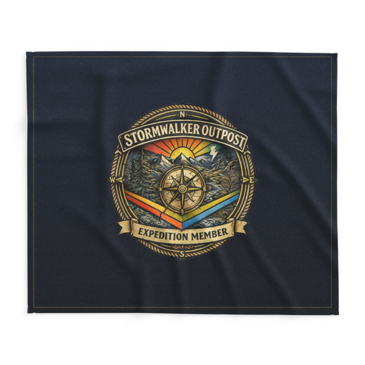 Stormwalker Outpost | Stormwalker Outpost medallion | Lightweight Summer Blanket