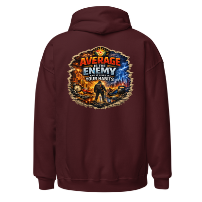 WOW University — Core Crest Hoodie — Back (Maroon)