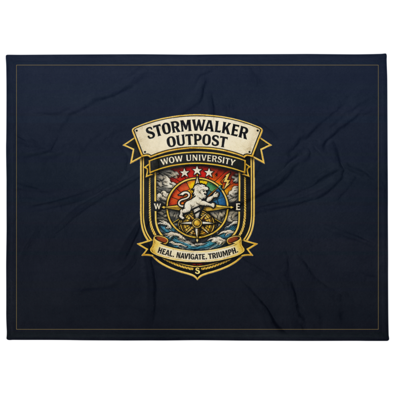 Stormwalker Outpost | Stormwalker Outpost badge | Throw Blanket