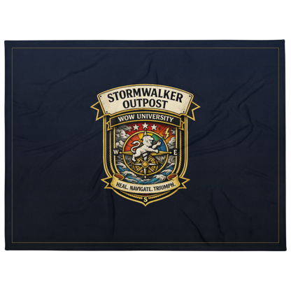 Stormwalker Outpost | Stormwalker Outpost badge | Throw Blanket