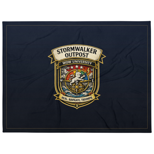 Stormwalker Outpost | Stormwalker Outpost badge | Throw Blanket