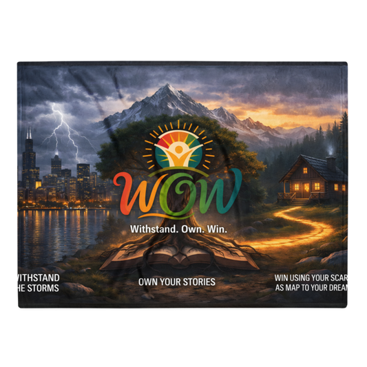 WOW | Withstand Own Win | Throw Blanket