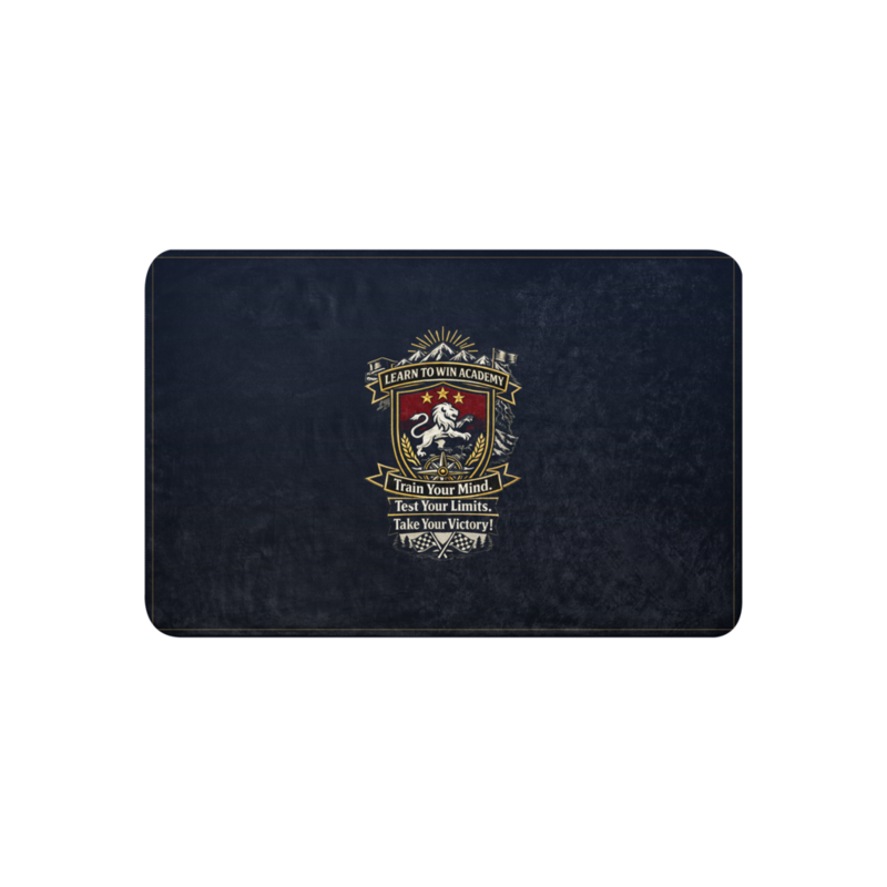 Learn To Win Academy | LTW Shield logo | Sublimated Sherpa Blanket