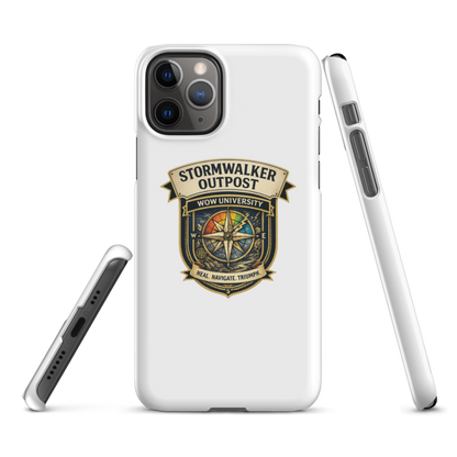 WOW University | Stormwalker Outpost WOWU compass badge | iPhone Snap Case