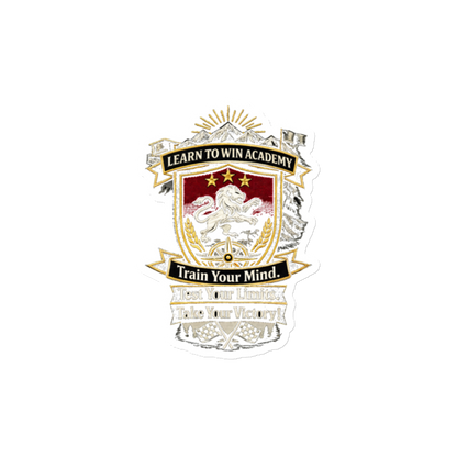 Learn To Win Academy | LTW Shield logo | Die-Cut Magnet
