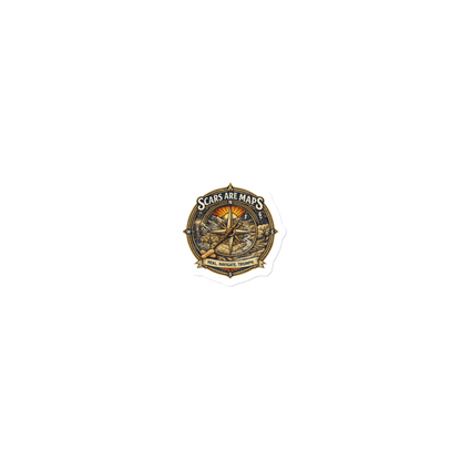 Stormwalker Outpost | Stormwalker ScarsAreMaps medallion | Die-Cut Magnet