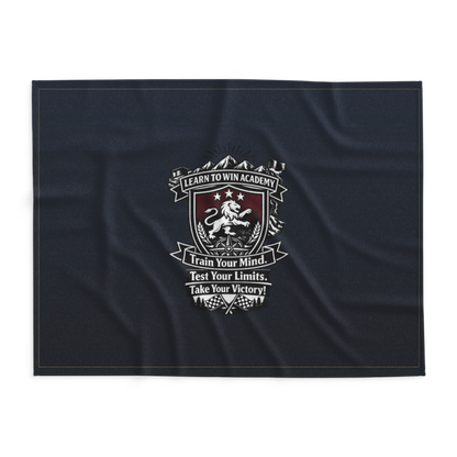 Learn To Win Academy | LTW TrainYourMind badge | Lightweight Summer Blanket