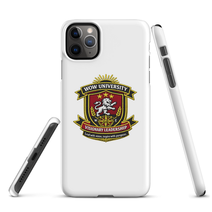 WOW University | WOWU VisionaryLeadership badge | iPhone Snap Case