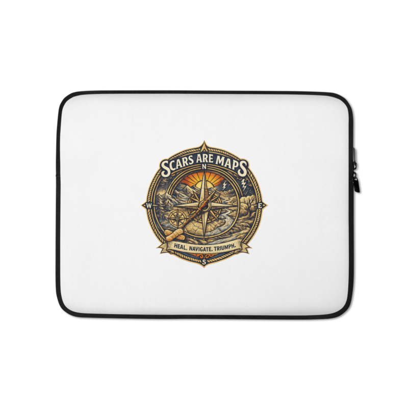 Stormwalker ScarsAreMaps medallion Laptop Sleeve