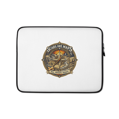 Stormwalker Outpost | Stormwalker ScarsAreMaps medallion | Laptop Sleeve