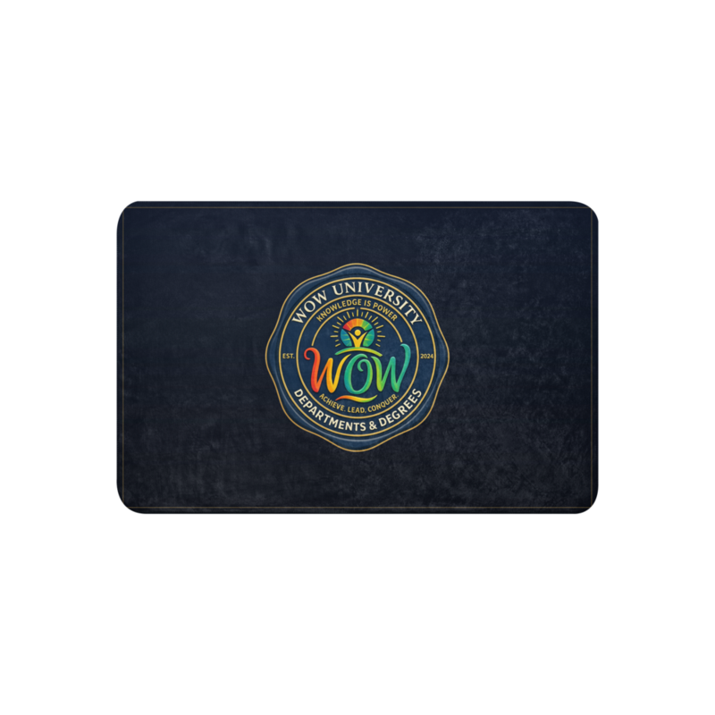 WOW University | WOWU DepartmentsDegrees medallion | Sublimated Sherpa Blanket