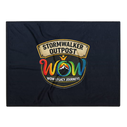 Stormwalker Outpost | Stormwalker Outpost WOW logo | Throw Blanket
