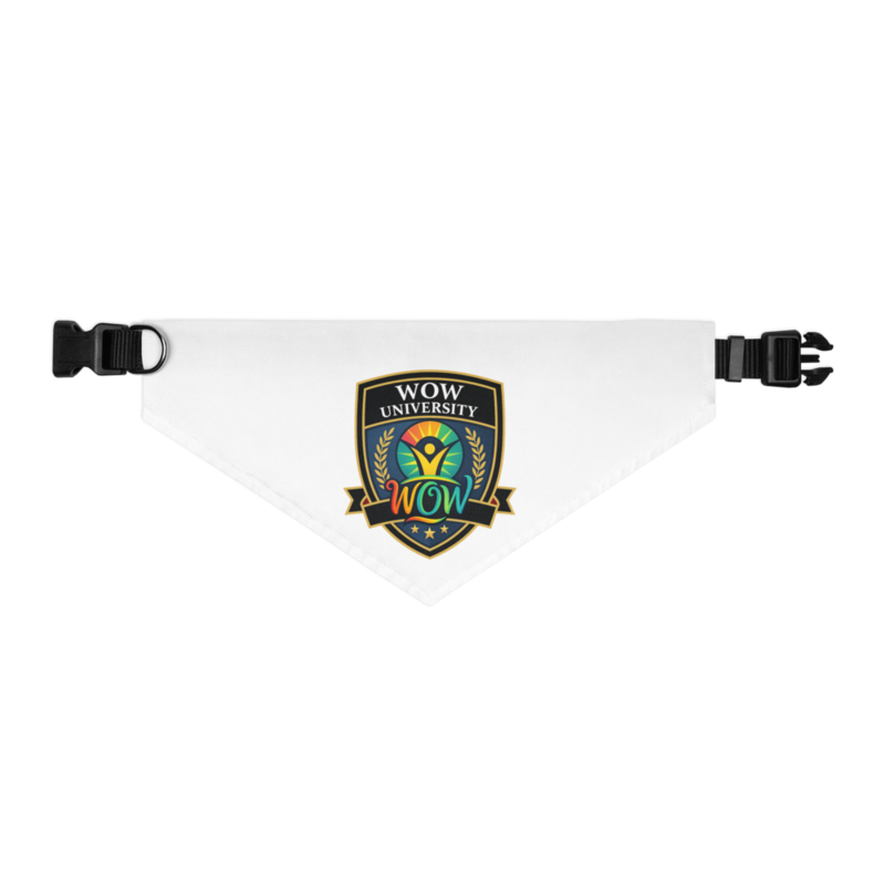 WOW University | WOWU Core badge | Pet Bandana