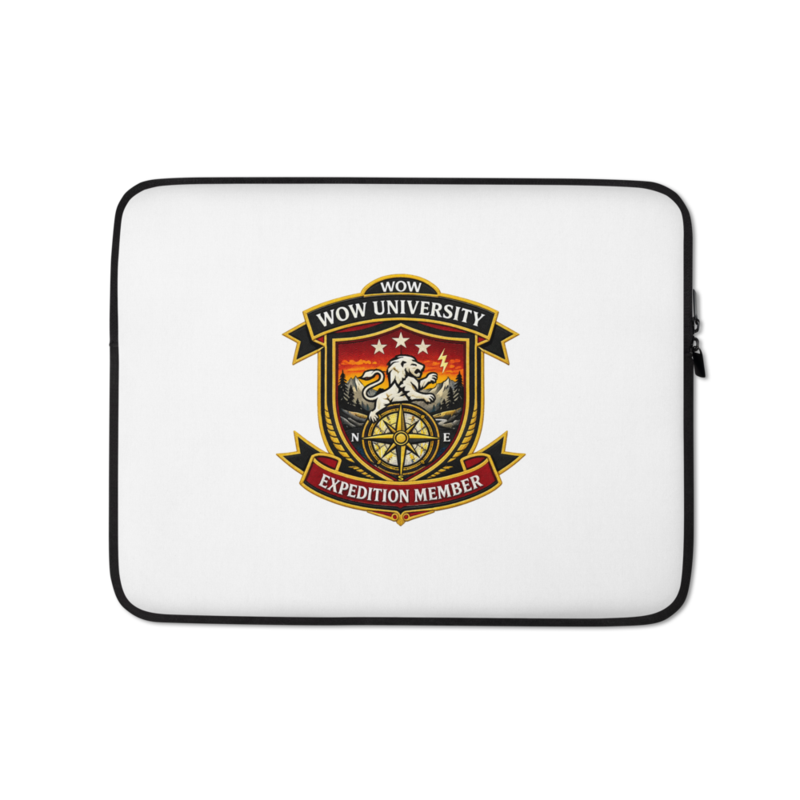 WOWU ExpeditionMember badge Laptop Sleeve