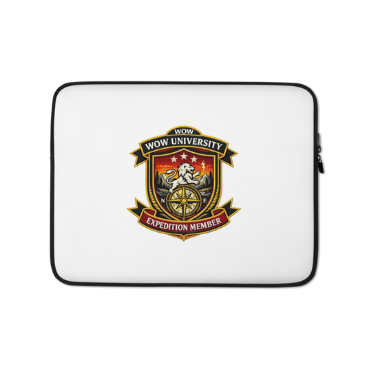 WOW University | WOWU ExpeditionMember badge | Laptop Sleeve