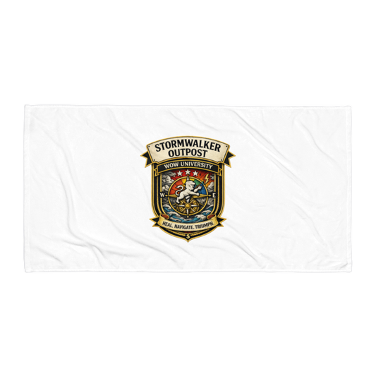 Stormwalker Outpost badge Beach Towel