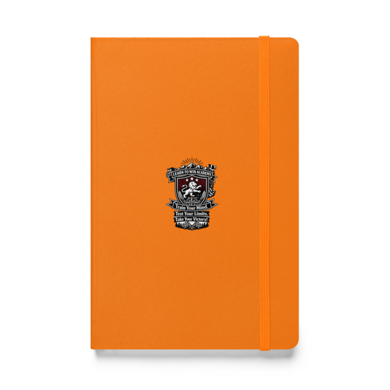 LTW TrainYourMind badge Hardcover Notebook