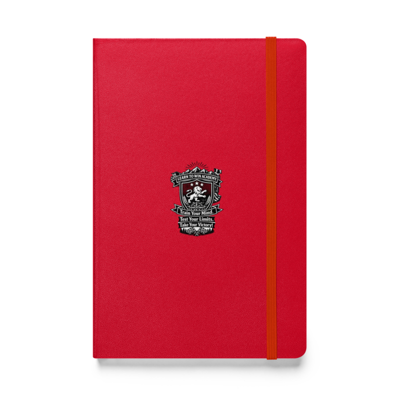 LTW TrainYourMind badge Hardcover Notebook