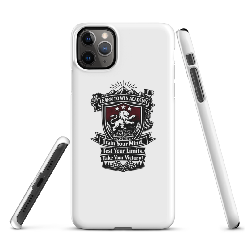 Learn To Win Academy | LTW TrainYourMind badge | iPhone Snap Case