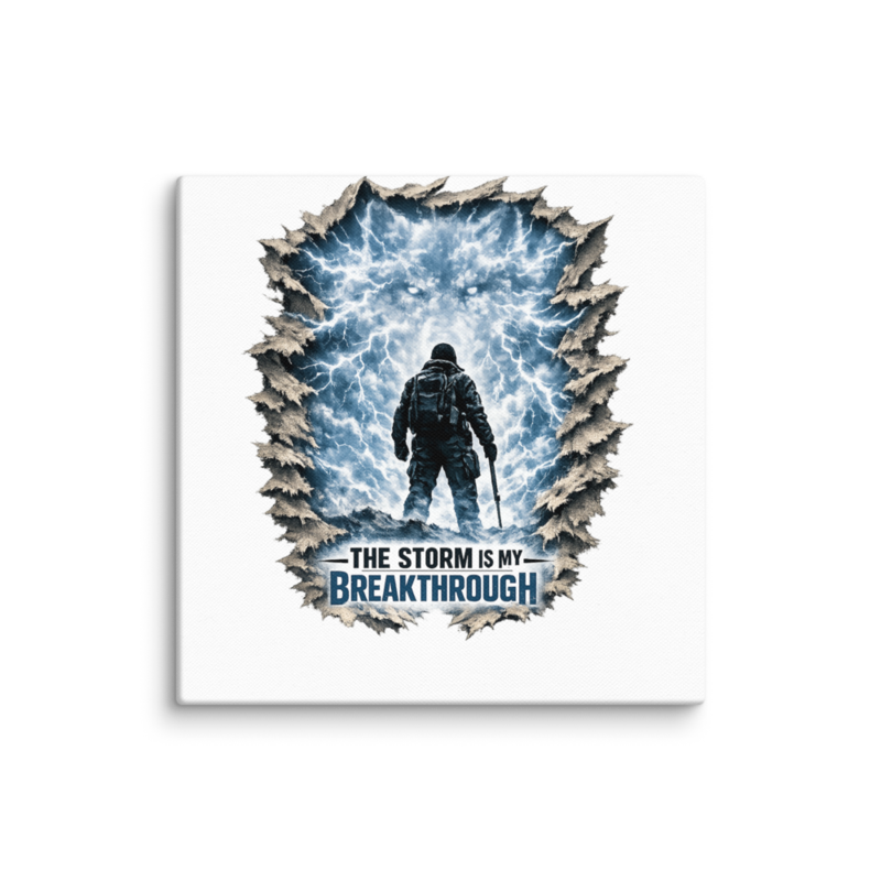 Stormwalker StormIsMyBreakthrough expedition Canvas Print