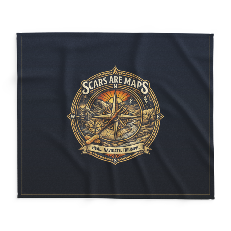 Stormwalker Outpost | Stormwalker ScarsAreMaps medallion | Lightweight Summer Blanket