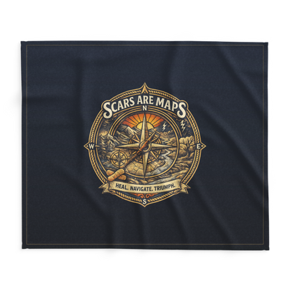 Stormwalker Outpost | Stormwalker ScarsAreMaps medallion | Lightweight Summer Blanket