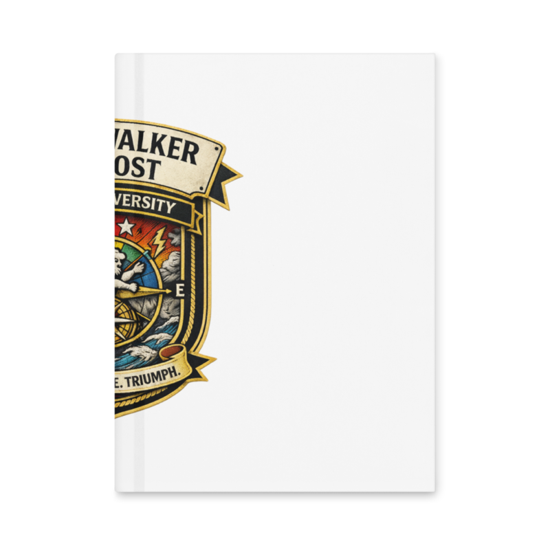 Stormwalker Outpost badge Hardcover Journal