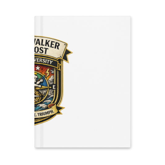 Stormwalker Outpost badge Hardcover Journal