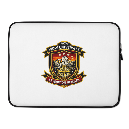 WOW University | WOWU ExpeditionMember badge | Laptop Sleeve