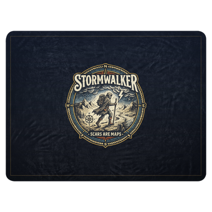 Stormwalker Outpost | Stormwalker Scars medallion | Sublimated Sherpa Blanket