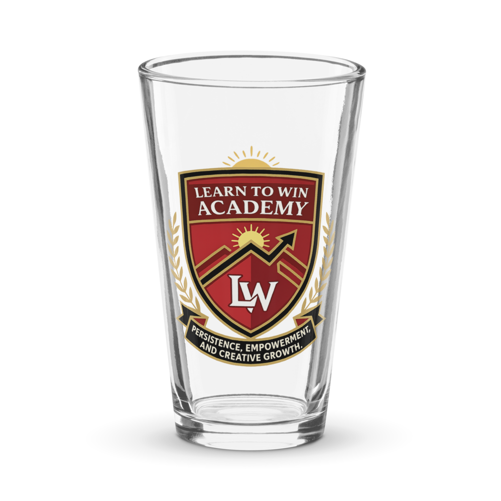 LTW Core logo Pint Glass — Front
