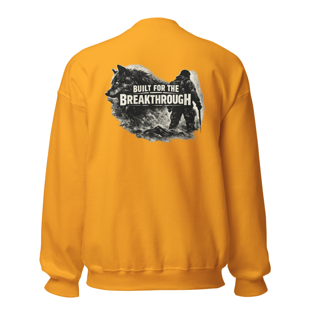 Stormwalker Outpost — Outpost Badge Crewneck — Back (Gold)
