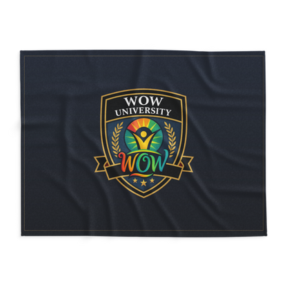 WOW University | WOWU Core badge | Lightweight Summer Blanket