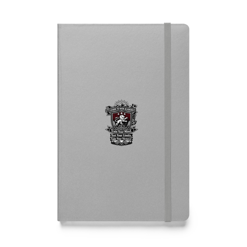 LTW TrainYourMind badge Hardcover Notebook