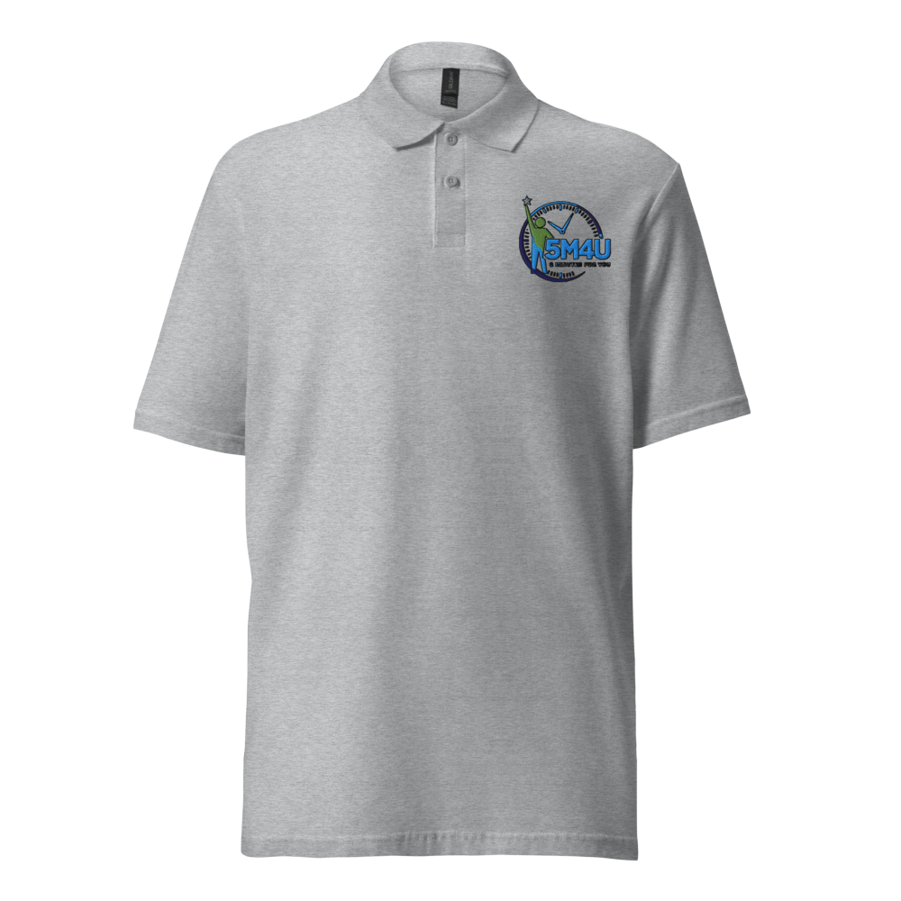 5M4U — 5 Minutes For You — Embroidered Polo